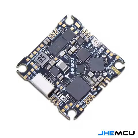 JHEMCU G474ELRS AIO Flight Controller Built-in 2.4G Receiver OSD 8MB Black Box 1-2S 25x25mm for RC F