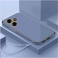 Infinix Hot 30 Hot 30i 6D Plating Softcase Square Frame Free Case TALI Strap