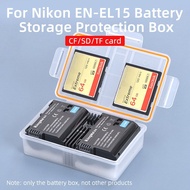 KingMa EN-EL15 ENEL15 Plastic Battery Case Holder Battery Storage Box For Nikon D800 D750 D810A D7200 D7100 D850 D7000 D610