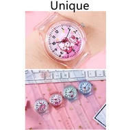 Hello Kitty Kids Watch Women Watch Hello Kitty Transparent Strap Wrist Watch Watch Hello Kitty Jam T