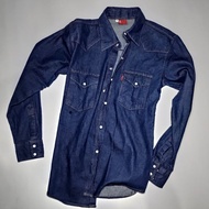 Baju kemeja jeans Lelaki / perempuan (unisex)