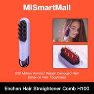 Enchen H100 Cordless Hair Straightener Comb Portable Wireless Negative Ionic Hair Straightener Brush