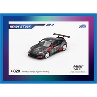 (READY STOCK) Mini GT - 820 Toyota GR86 Larry Chen's HKS - Turbocharged GR86