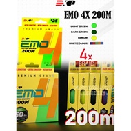 EXP EMO 4 SULAM X 200m Casting Braided Fishing Line Ultra Sensitive Smooth Thin Strong PE Durable 4l