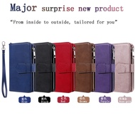 Sarung Pisah Serasi dengan Sarung Telefon S25 A73 5G Magnet Kuat Note20 Ultra 23 Dompet Zip