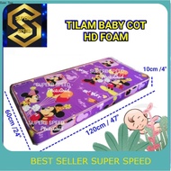 TILAM BABY COT MATTRESS 120cm*60cm/ 47"x24" HIGH DENSITY FOAM READY STOCK