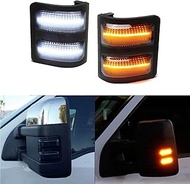 2x LED Side Mirror Light Marker Compatible with 2008 to 2016 Ford F250 F350 F450 F550 Super Duty Tur