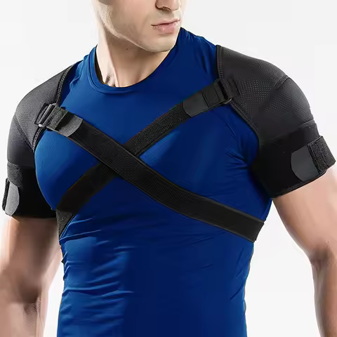Shoulder Brace Support Injury Prevention Brace Joint Pain Releaser Shoulder Compression Wrap Strap A