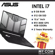 Asus TUF Dash F15 FX517Z-EHN091W 15.6" 144Hz Gaming Laptop (i7-12650H, 8GB, 512GB SSD, RTX 3050, W11