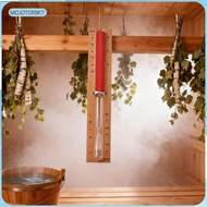 [mojotorw7] Heat Resistant Wooden Sand Timer Rotating Sauna Hour Glass 30 Minute Mechanical Timer fo