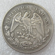 Ready stock Factory Price Mexican Silver Dollar 1 Pesos Annual Issue (1899-1909) Foreign Copy Silver