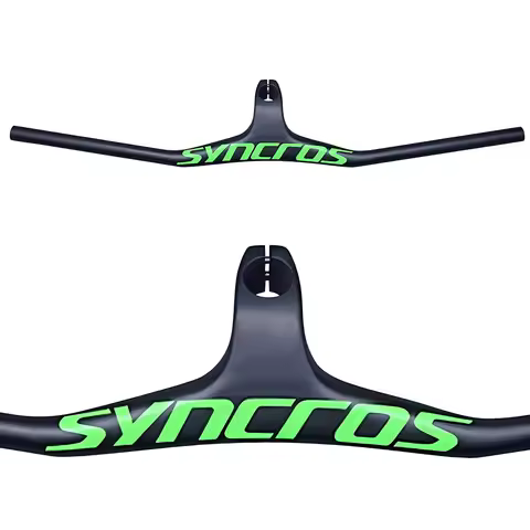 Syncros Carbon Fiber Handlebars MTB Bike Integrated Handlebar Stem Mountain Bicycle Handle Bars -17 