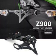 New Motorcycle Accessories License Plate Light Bracket Black With LED For Kawasaki Z900 Z 900 z900 2