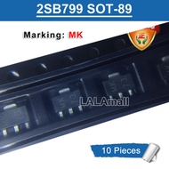 10pcs 2SB799 SOT-89 Marking MK 2SB799-T1-AZ SOT89 SMD PNP Transistor new original