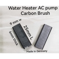 ELTON JOVEN ALPHA CENTON CARBON BRUSH 1set=2pcs  FOR ALL TYPE OF AC PUMP water heater (EP) DEKA RUBINEE ELBA FABER