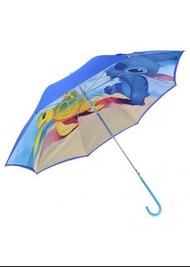 KC15236 小魔星 史迪仔 史迪奇 星際寶貝 海龜 下雨天 藍色 2層 雨傘 Stitch Turtle Rainy Day 2 Layer Blue Umbrella