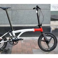 349 16" JAVA NEO TRIFOLD 9 SPEED FOLDING BIKE(CARBON FORK) (LIMITED COLOR)