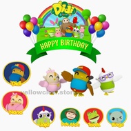 Didi & Friends/ Topper Didi & Friends Birthday Cake Topper