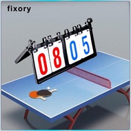 fixory Portable Flip Display Table Manual 4 -digit Professional Board Tabletop Score