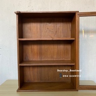 Wall-Mounted Hanging Cabinet Show Model Old Teak Work