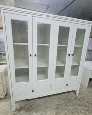IKEA IDANÄS 白色玻璃展示櫃