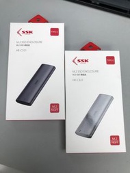 SSK HE-C321 M.2 外接盒 Sata介面 金屬外接盒 硬碟外接盒 固態硬碟外接盒 SSD外接盒