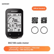 คอมพิวเตอร์จักรยาน GPS IGPSPORT BSC100/BSC100S ระบบไร้สาย ANT+ Bluetooth ติดตามความเร็วและระยะทางได้