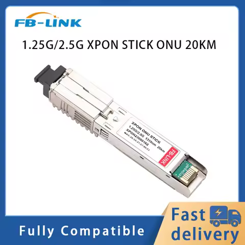 1.25G/2.5G XPON STICK ONU 20km GPON/EPON PON With MAC PPPoE IPoE HGU SC Connector DDM XPON=EPON/GPON