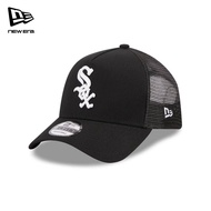 New Era 9FORTY A-Frame Trucker Chicago White Sox Black Snapback Cap