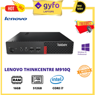 NEW ARRIVAL-TINY PC-LENOVO THINKCENTRE M910Q/i7-7TH GEN/16GB RAM/512GB SSD/ WIN 10 PRO/ 1 MONTH SELLER WARRANTY
