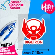 New Bigetron BTR Iron-On Screen Printing Sticker Esport Team Esport Logo Rub Emblem Sticker for Clot