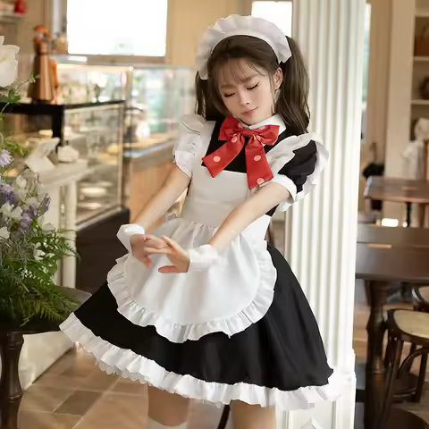 Bocchi the Rock Yamada Ryo Hitori Gotoh Maid Uniform Cosplay Anime Ijichi Nijika Outfit — Halloween