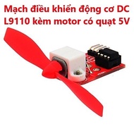 L9110 DC motor control circuit with motor with 5V fan