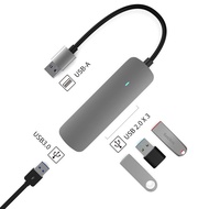 GOOJODOQ USB HUB C HUB Adapter 6 in 1 USB C to USB 3.0 HDMI Compatible Docking Station for MacBook P