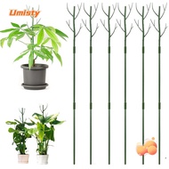 UMISTY Plant Support Stakes, 43.3" Plants Support Plant Support Pile Stand, Durable Plastic Detachable Plant Climbing Frame Outdoor Indoor