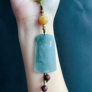 危地馬拉危料 天然翡翠 菩提蓮花沉香 福運連連 仿古無事牌 包掛