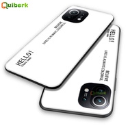 Cho Xiaomi 11 Lite 5G NE Mi 11 Lite 5G Vỏ kính cứng Gradient chống xước Bảo vệ mặt sau