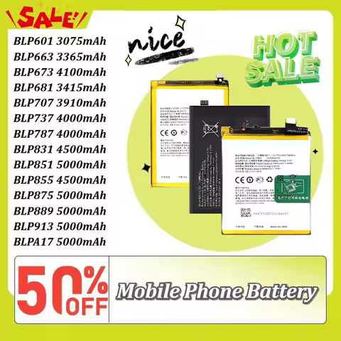 New BLP851 BLP875 BLP913 BLPA17 BLP673 BLP787 Mobile Phone Battery for Oppo Reno 4 Pro Find X5 Realm