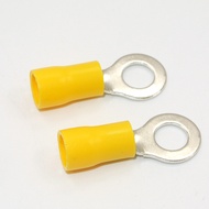 10/50pcs RV2-8 Ring insulated terminal 4-6m㎡  Cable Wire Connector Crimp 12-10AWG 5/16 inch