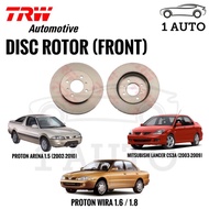 TRW FRONT DISC ROTOR for MIT LANCER CS3A 1.6 GLX PROTON WIRA 1.6 1.8 ARENA (1 PAIR)