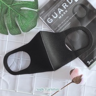 หน้ากากเนื้ิอโฟม GUARD MASK สีดำ ป้องกันฝุ่น PM2.5  รังสี UV และกรองเชื้อโรค (บรรจุ 3 ชิ้น/ซอง)