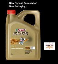 Castrol Edge 5W-40 5W40 (4Litres) * ACEA A3/B4 * with Fluid Titanium * Petrol Diesel Car Engine Oil