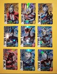 Ultraman 奧特曼 ウルトラマンティガ鹼咸蛋旦 超人力霸王【 昭和超人家族六兄弟 吉田 七星俠之後 原祖 初始形態 新一代超人 & 怪~ 帝拿  DECKER 變身器鐳射 閃咭 【特別閃卡3張 