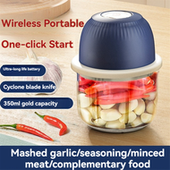 Electric Garlic Chopper Food Chopper Cordless Mini Garlic Gadgets Onion Garlic Veg Cutter Garlic Cru