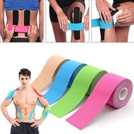 5 Size Kinesiology Tape Muscle Bandage Sports Cotton Elastic Adhesive Strain Injury Tape Knee Muscle