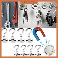 GANTUNGAN Taffware Magnet Hanger Strong Neodymium N38 10mmHOOK 8 PCS - D12