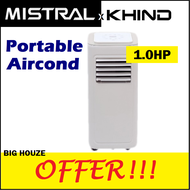 Khind Mistral 1HP Portable Air Conditioner MAC019E 1.0HP Aircond 3 in 1 Air Cond