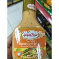 Sos Salad Thousand Island Dressing Lady's Choice 250ml