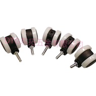 [Silent Wear-Resistant Wheel] Universal 5cm 6mm Plug Rod PU Dining Table Caster Mute Universal Wheel