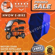 NWOW ERVS 2 E-BIKE 3 WHEELS COVER WATER REPELLANT AND DUST PROOF WITH FREE MOTOR COVER